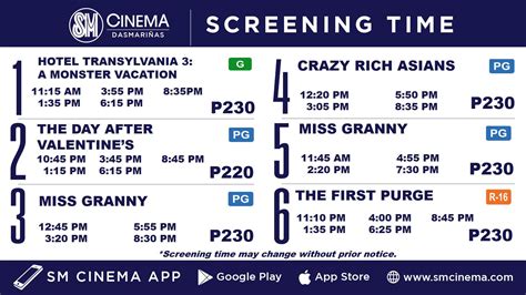sm dasma movie schedule|SM Dasmarinas .